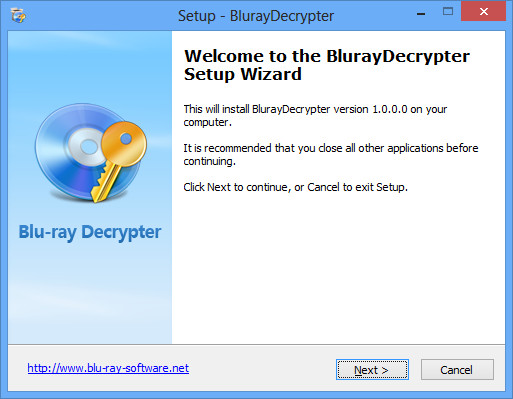Install Blu-ray Decrypter