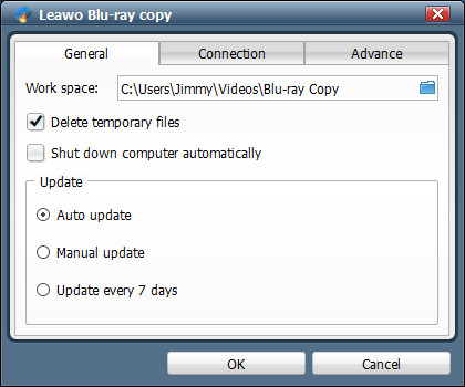 Blu-ray Copy Settings